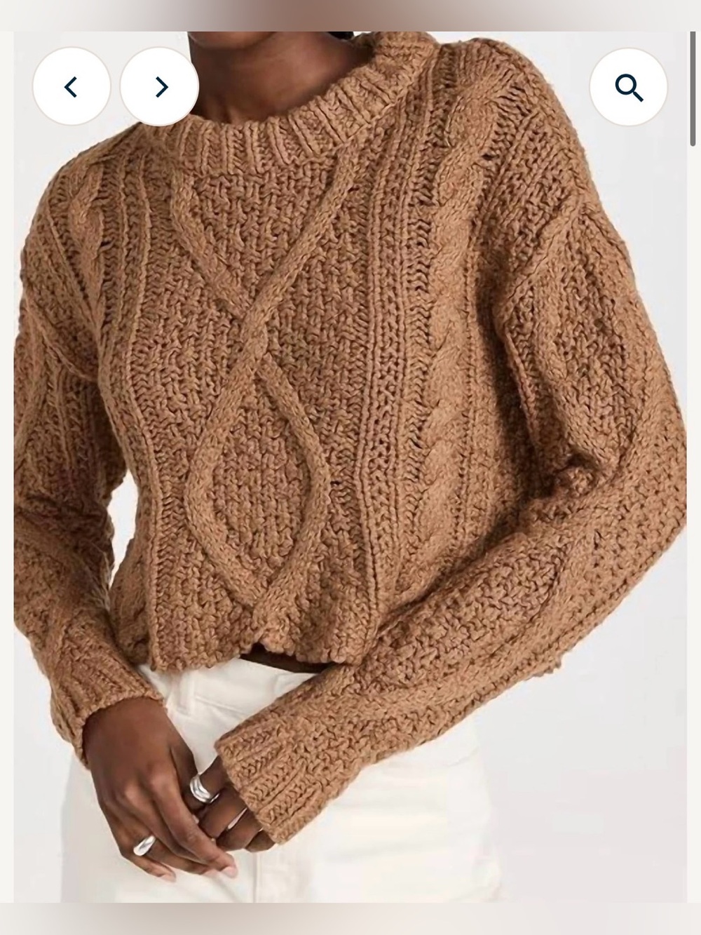 Free People Cutting Edge Crop Sweater